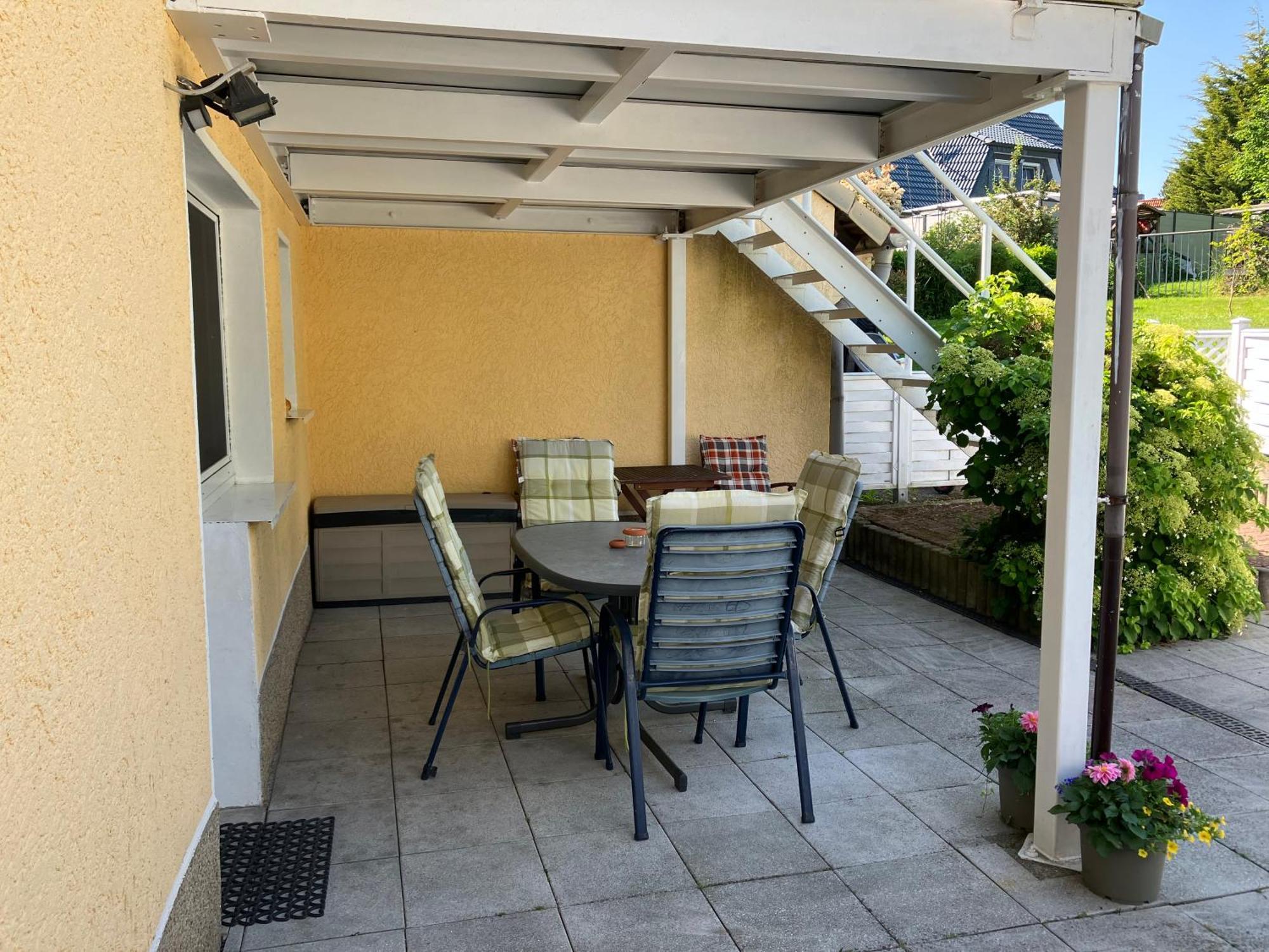 Ferienwohnung Im Gruenen Eg Mit Terrasse Хердеке Екстериор снимка